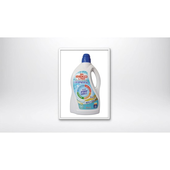 BEKO LIQUID DETERGENT GEL (for colored and white clothes) UNIVERSAL 3lt.