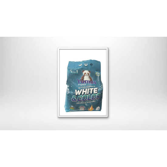 YUMOS DETERGENT POWDER (for colored clothes) White & Color BLUE 2kg.